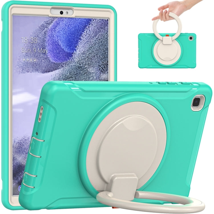 Shockproof TPU + PC Protective Case with 360 Degree Rotation Foldable Handle Grip Holder & Pen Slot For Samsung Galaxy Tab A7 Lite T220(Mint Green) - iPad mini (2019) / mini 5 Cases by buy2fix | Online Shopping UK | buy2fix