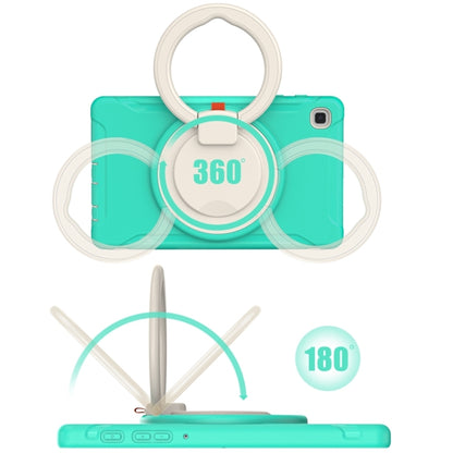 Shockproof TPU + PC Protective Case with 360 Degree Rotation Foldable Handle Grip Holder & Pen Slot For Samsung Galaxy Tab A7 Lite T220(Mint Green) - iPad mini (2019) / mini 5 Cases by buy2fix | Online Shopping UK | buy2fix
