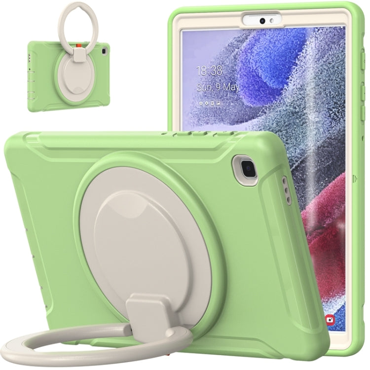 Shockproof TPU + PC Protective Case with 360 Degree Rotation Foldable Handle Grip Holder & Pen Slot For Samsung Galaxy Tab A7 Lite T220(Matcha Green) - iPad mini (2019) / mini 5 Cases by buy2fix | Online Shopping UK | buy2fix