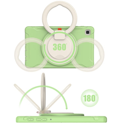 Shockproof TPU + PC Protective Case with 360 Degree Rotation Foldable Handle Grip Holder & Pen Slot For Samsung Galaxy Tab A7 Lite T220(Matcha Green) - iPad mini (2019) / mini 5 Cases by buy2fix | Online Shopping UK | buy2fix