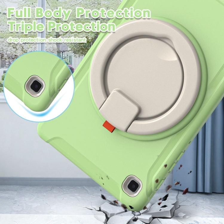 Shockproof TPU + PC Protective Case with 360 Degree Rotation Foldable Handle Grip Holder & Pen Slot For Samsung Galaxy Tab A7 Lite T220(Matcha Green) - iPad mini (2019) / mini 5 Cases by buy2fix | Online Shopping UK | buy2fix