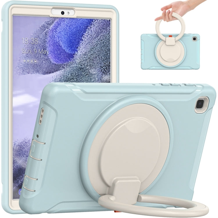 Shockproof TPU + PC Protective Case with 360 Degree Rotation Foldable Handle Grip Holder & Pen Slot For Samsung Galaxy Tab A7 Lite T220(Ice Crystal Blue) - iPad mini (2019) / mini 5 Cases by buy2fix | Online Shopping UK | buy2fix
