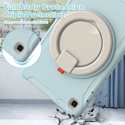 Shockproof TPU + PC Protective Case with 360 Degree Rotation Foldable Handle Grip Holder & Pen Slot For Samsung Galaxy Tab A7 Lite T220(Ice Crystal Blue) - iPad mini (2019) / mini 5 Cases by buy2fix | Online Shopping UK | buy2fix