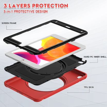Shockproof TPU + PC Protective Case with 360 Degree Rotation Foldable Handle Grip Holder & Pen Slot For iPad mini 5 / 4(Red) - iPad mini (2019) / mini 5 Cases by buy2fix | Online Shopping UK | buy2fix