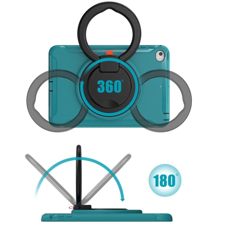 Shockproof TPU + PC Protective Case with 360 Degree Rotation Foldable Handle Grip Holder & Pen Slot For iPad mini 5 / 4(Blue) - iPad mini (2019) / mini 5 Cases by buy2fix | Online Shopping UK | buy2fix