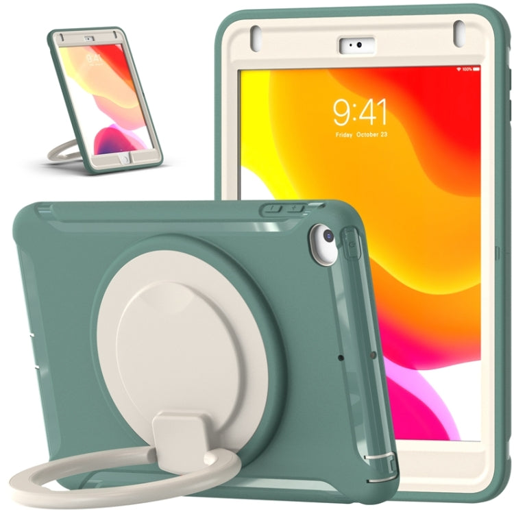 Shockproof TPU + PC Protective Case with 360 Degree Rotation Foldable Handle Grip Holder & Pen Slot For iPad mini 5 / 4(Emmerald Green) - iPad mini (2019) / mini 5 Cases by buy2fix | Online Shopping UK | buy2fix