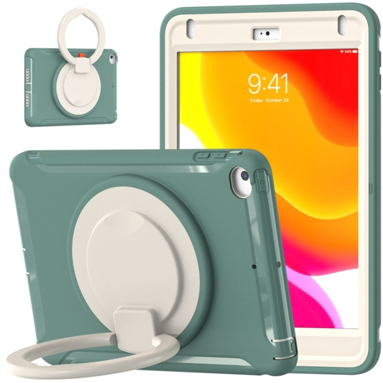 Shockproof TPU + PC Protective Case with 360 Degree Rotation Foldable Handle Grip Holder & Pen Slot For iPad mini 5 / 4(Emmerald Green) - iPad mini (2019) / mini 5 Cases by buy2fix | Online Shopping UK | buy2fix
