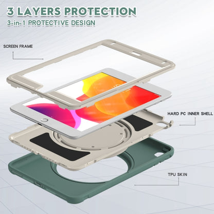 Shockproof TPU + PC Protective Case with 360 Degree Rotation Foldable Handle Grip Holder & Pen Slot For iPad mini 5 / 4(Emmerald Green) - iPad mini (2019) / mini 5 Cases by buy2fix | Online Shopping UK | buy2fix
