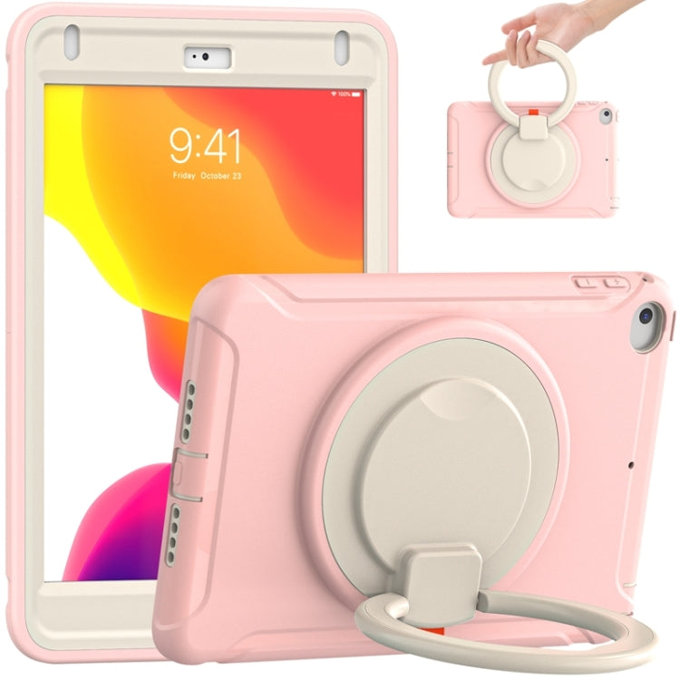 Shockproof TPU + PC Protective Case with 360 Degree Rotation Foldable Handle Grip Holder & Pen Slot For iPad mini 5 / 4(Cherry Blossoms Pink) - iPad mini (2019) / mini 5 Cases by buy2fix | Online Shopping UK | buy2fix