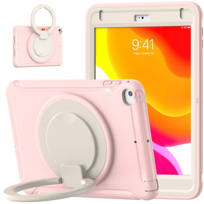 Shockproof TPU + PC Protective Case with 360 Degree Rotation Foldable Handle Grip Holder & Pen Slot For iPad mini 5 / 4(Cherry Blossoms Pink) - iPad mini (2019) / mini 5 Cases by buy2fix | Online Shopping UK | buy2fix
