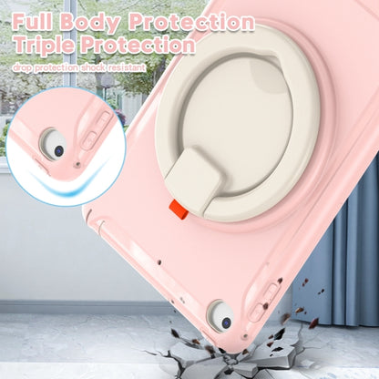 Shockproof TPU + PC Protective Case with 360 Degree Rotation Foldable Handle Grip Holder & Pen Slot For iPad mini 5 / 4(Cherry Blossoms Pink) - iPad mini (2019) / mini 5 Cases by buy2fix | Online Shopping UK | buy2fix