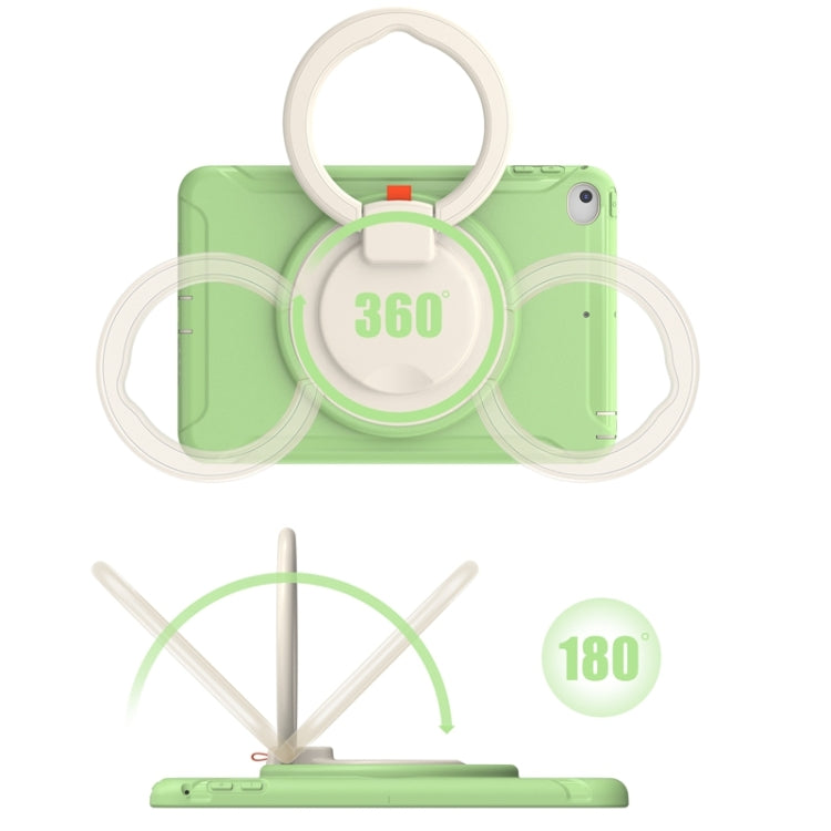 Shockproof TPU + PC Protective Case with 360 Degree Rotation Foldable Handle Grip Holder & Pen Slot For iPad mini 5 / 4(Matcha Green) - iPad mini (2019) / mini 5 Cases by buy2fix | Online Shopping UK | buy2fix