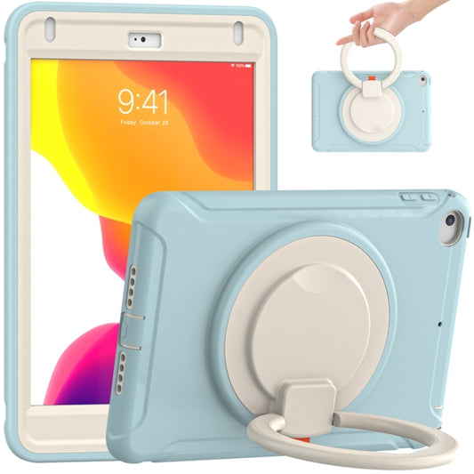 Shockproof TPU + PC Protective Case with 360 Degree Rotation Foldable Handle Grip Holder & Pen Slot For iPad mini 5 / 4(Ice Crystal Blue) - iPad mini (2019) / mini 5 Cases by buy2fix | Online Shopping UK | buy2fix