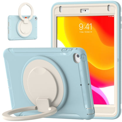 Shockproof TPU + PC Protective Case with 360 Degree Rotation Foldable Handle Grip Holder & Pen Slot For iPad mini 5 / 4(Ice Crystal Blue) - iPad mini (2019) / mini 5 Cases by buy2fix | Online Shopping UK | buy2fix