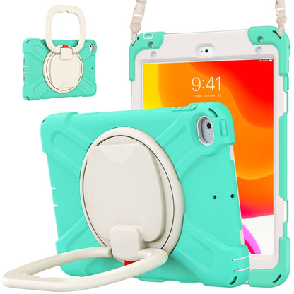 Pure Color Silicone + PC Protective Case with Holder & Shoulder Strap For iPad mini 5 / 4(Mint Green) - iPad mini (2019) / mini 5 Cases by buy2fix | Online Shopping UK | buy2fix