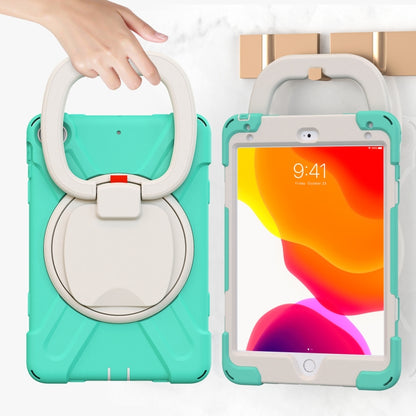 Pure Color Silicone + PC Protective Case with Holder & Shoulder Strap For iPad mini 5 / 4(Mint Green) - iPad mini (2019) / mini 5 Cases by buy2fix | Online Shopping UK | buy2fix