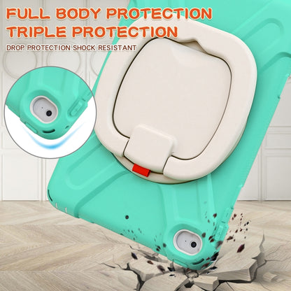 Pure Color Silicone + PC Protective Case with Holder & Shoulder Strap For iPad mini 5 / 4(Mint Green) - iPad mini (2019) / mini 5 Cases by buy2fix | Online Shopping UK | buy2fix