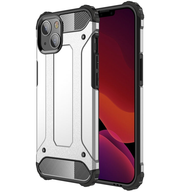 For iPhone 13 mini Magic Armor TPU + PC Combination Case (Silver) by buy2fix
