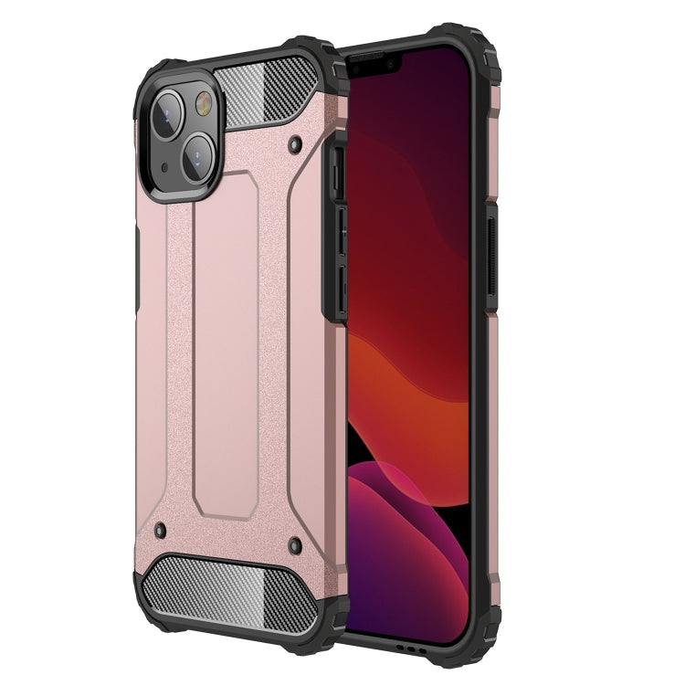 For iPhone 13 mini Magic Armor TPU + PC Combination Case (Rose Gold) by buy2fix