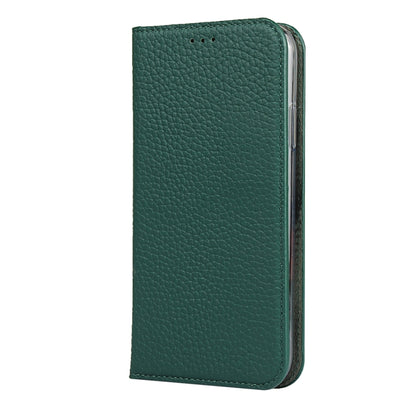 For iPhone 11 Pro Max Litchi Genuine Leather Phone Case (Green) - iPhone 11 Pro Max Cases by buy2fix | Online Shopping UK | buy2fix
