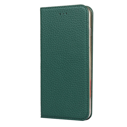 Litchi Genuine Leather Phone Case For iPhone 7 Plus / 8 Plus(Green) - More iPhone Cases by buy2fix | Online Shopping UK | buy2fix