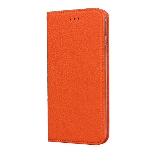 Litchi Genuine Leather Phone Case For iPhone 7 Plus / 8 Plus(Orange) - More iPhone Cases by buy2fix | Online Shopping UK | buy2fix