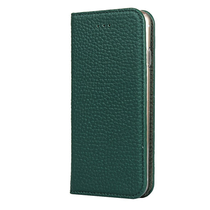 Litchi Genuine Leather Phone Case For iPhone 6 Plus & 6s Plus(Green) - More iPhone Cases by buy2fix | Online Shopping UK | buy2fix