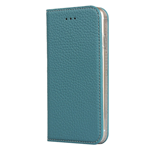Litchi Genuine Leather Phone Case For iPhone 6 Plus & 6s Plus(Sky Blue) - More iPhone Cases by buy2fix | Online Shopping UK | buy2fix