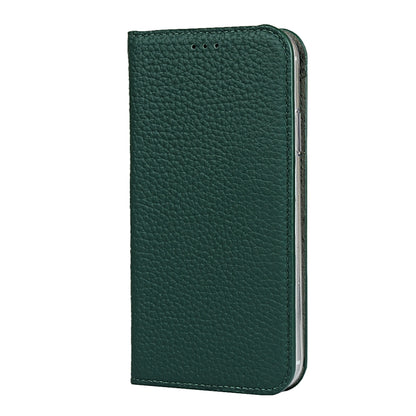 For iPhone XR Litchi Genuine Leather Phone Case(Green) - More iPhone Cases by buy2fix | Online Shopping UK | buy2fix