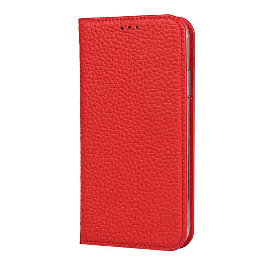 For iPhone XR Litchi Genuine Leather Phone Case(Red) - More iPhone Cases by buy2fix | Online Shopping UK | buy2fix