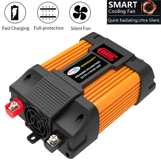 Little Wasp 12V to 220V 6000W Car Power Inverter with LED Display & Dual USB by buy2fix