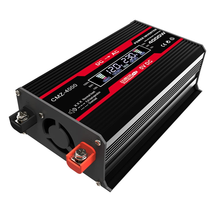 Zhizun Modified Sinewave 12V to 220V 4000W Car Power Inverter(Black) by buy2fix