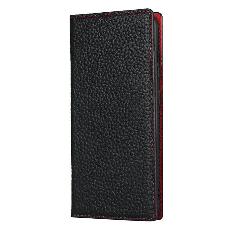 For Samsung Galaxy S20 Litchi Genuine Leather Phone Case(Black) - Galaxy Phone Cases by buy2fix | Online Shopping UK | buy2fix