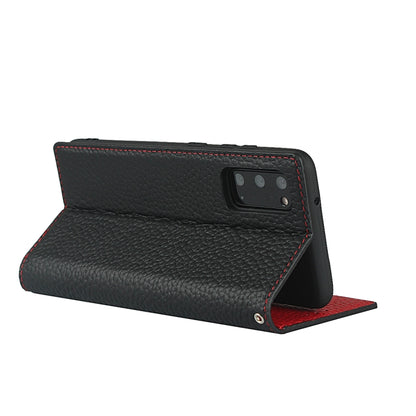 For Samsung Galaxy S20 Litchi Genuine Leather Phone Case(Black) - Galaxy Phone Cases by buy2fix | Online Shopping UK | buy2fix