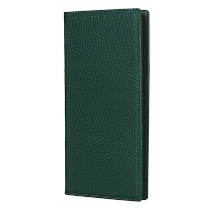 For Samsung Galaxy S20 Ultra Litchi Genuine Leather Phone Case(Green) - Galaxy Phone Cases by buy2fix | Online Shopping UK | buy2fix
