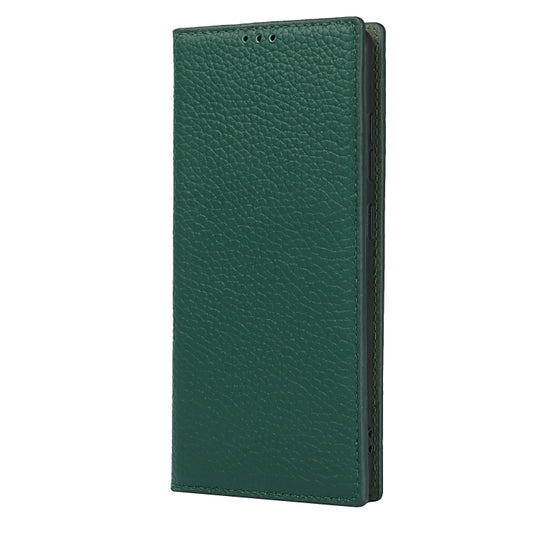 For Samsung Galaxy S20 FE Litchi Texture Horizontal Flip Top Layer Cowhide Leather Case with Holder & Card Slots & Wallet & Strap & Wire Winder(Green) - Galaxy S20 FE Cases by buy2fix | Online Shopping UK | buy2fix