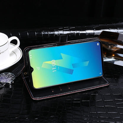 For Wiko Power U10 idewei Crocodile Texture Horizontal Flip Leather Case with Holder & Card Slots & Wallet(Black) - More Brand by idewei | Online Shopping UK | buy2fix