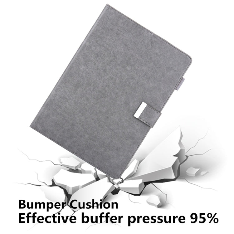 For iPad Pro 10.5 inch / iPad 10.2 Business Style Horizontal Flip Leather Case with Holder & Card Slot & Photo Frame & Wallet & Hand Strap & Sleep / Wake-up Function(Grey) - iPad 10.2 Cases by buy2fix | Online Shopping UK | buy2fix