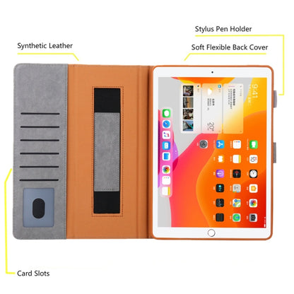 For iPad Pro 10.5 inch / iPad 10.2 Business Style Horizontal Flip Leather Case with Holder & Card Slot & Photo Frame & Wallet & Hand Strap & Sleep / Wake-up Function(Grey) - iPad 10.2 Cases by buy2fix | Online Shopping UK | buy2fix