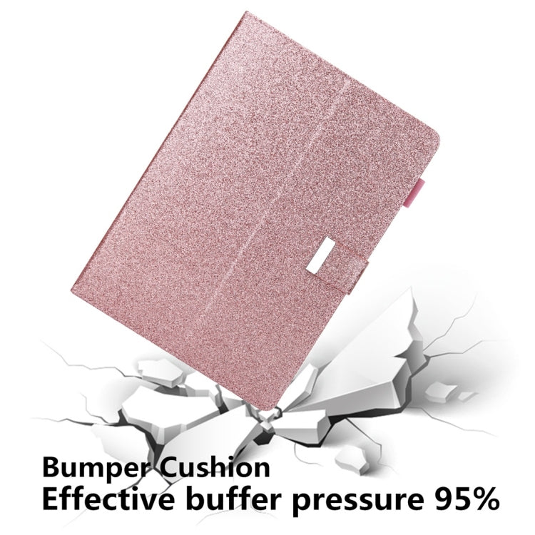 For iPad Pro 10.5 inch / iPad 10.2 Business Style Horizontal Flip Leather Case with Holder & Card Slot & Photo Frame & Wallet & Hand Strap & Sleep / Wake-up Function(Rose Gold) - iPad 10.2 Cases by buy2fix | Online Shopping UK | buy2fix