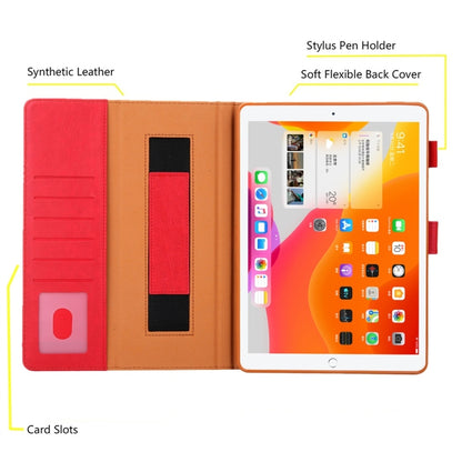 For iPad 5 / 6 / 7 / 8 / 9 Business Style Horizontal Flip Leather Case with Holder & Card Slot & Photo Frame & Wallet & Hand Strap & Sleep / Wake-up Function(Red) - iPad 4 & 3 & 2 Cases by buy2fix | Online Shopping UK | buy2fix