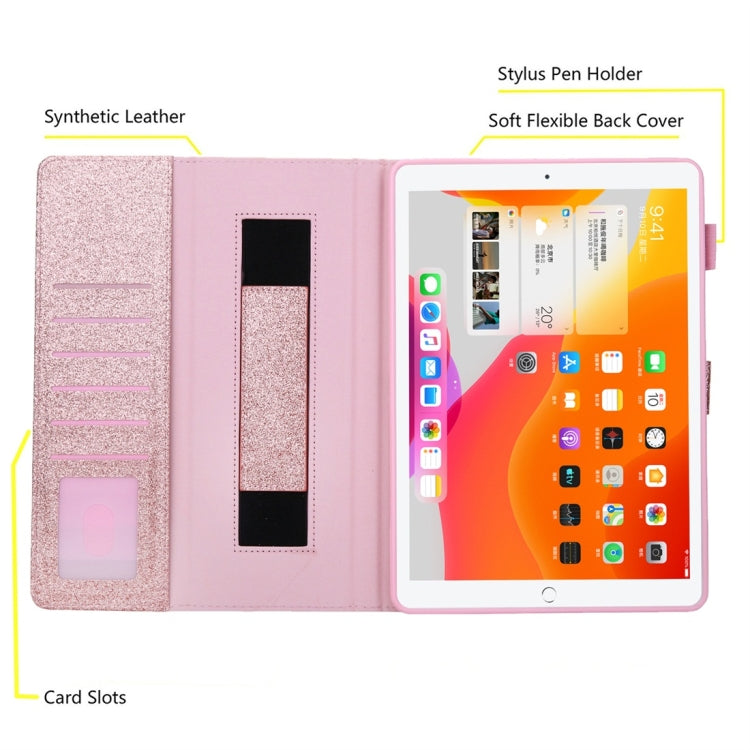 For iPad 5 / 6 / 7 / 8 / 9 Business Style Horizontal Flip Leather Case with Holder & Card Slot & Photo Frame & Wallet & Hand Strap & Sleep / Wake-up Function(Rose Gold) - iPad 4 & 3 & 2 Cases by buy2fix | Online Shopping UK | buy2fix