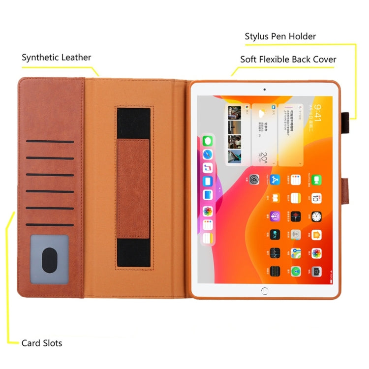 For iPad Pro 11 inch （2018） Business Style Horizontal Flip Leather Case with Holder & Card Slot & Photo Frame & Wallet & Hand Strap & Sleep / Wake-up Function(Brown) - iPad Pro 11 (2018) Cases by buy2fix | Online Shopping UK | buy2fix