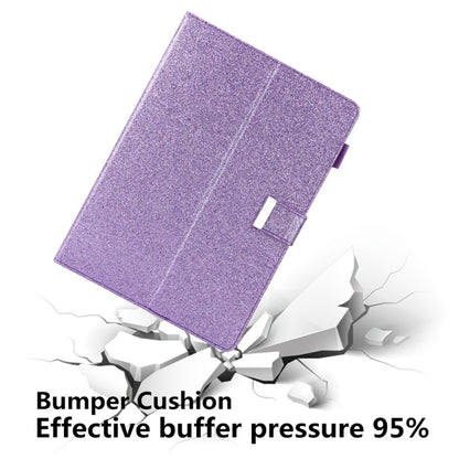 For iPad Pro 11 inch （2018） Business Style Horizontal Flip Leather Case with Holder & Card Slot & Photo Frame & Wallet & Hand Strap & Sleep / Wake-up Function(Purple) - iPad Pro 11 (2018) Cases by buy2fix | Online Shopping UK | buy2fix