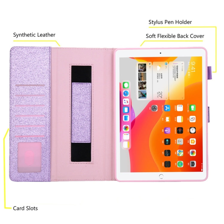 For iPad Pro 11 inch （2018） Business Style Horizontal Flip Leather Case with Holder & Card Slot & Photo Frame & Wallet & Hand Strap & Sleep / Wake-up Function(Purple) - iPad Pro 11 (2018) Cases by buy2fix | Online Shopping UK | buy2fix