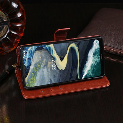 For Nokia C20 Plus idewei Crazy Horse Texture Horizontal Flip Leather Case with Holder & Card Slots & Wallet(Sky Blue) - Nokia Cases by idewei | Online Shopping UK | buy2fix