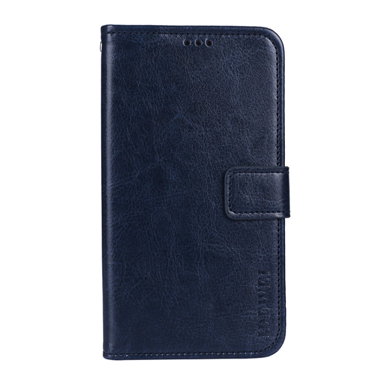 For Blackview A90 idewei Crazy Horse Texture Horizontal Flip Leather Case with Holder & Card Slots & Wallet(Dark Blue) - More Brand by idewei | Online Shopping UK | buy2fix