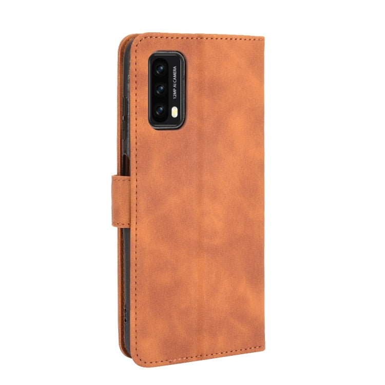 For Blackview A90 Solid Color Skin Feel Magnetic Buckle Horizontal Flip Calf Texture PU Leather Case with Holder & Card Slots & Wallet(Brown) - More Brand by buy2fix | Online Shopping UK | buy2fix