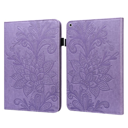 Lace Flower Embossing Pattern Horizontal Flip Leather Case with Holder & Card Slots & Wallet & Photo Frame & Sleep / Wake-up Function For iPad 9.7 2018 / 9.7  2017 / Air 2 / Air(Purple) - iPad Pro 9.7 inch Cases by buy2fix | Online Shopping UK | buy2fix