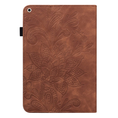 Lace Flower Embossing Pattern Horizontal Flip Leather Case with Holder & Card Slots & Wallet & Photo Frame & Sleep / Wake-up Function For iPad Pro 10.5 2017 / 10.2 2019(Brown) - iPad Pro 10.5 inch Cases by buy2fix | Online Shopping UK | buy2fix